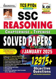 SSC Reasoning Chapterwise & Typewise Solved Papers Till January 2025 TCS PYQs Covered for CGL ,CPO ,CHSL ,MTS ,Delhi Police,Steno & Constable GD (English Medium)(5279)