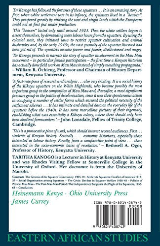 Squatters and the Roots of Mau Mau, 1905–1963 (Eastern African Studies)