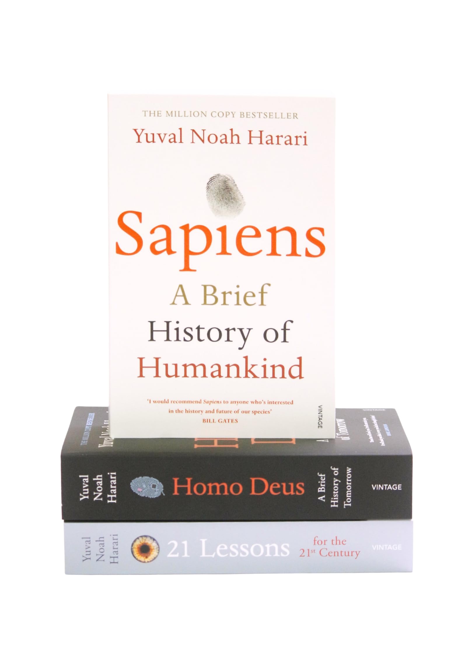 YUVAL NOAH HARARI 3 BOOKS BOXSET: Sapiens, Homo Deus, Book Lovers, & 21 Lessons for the 21st Century | Discover the epic story of humankind | Top 100 Books of the 21st Century