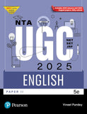 Pearson NTA UGC NET Paper 2 English 2025 | SET, JRF | Includes 2025 January & 2024 August Papers fully solved | 2820+ Practice Questions | Previous Years’ Questions (2020-2024) Trending Questions Based Upon Units | 5th Edition