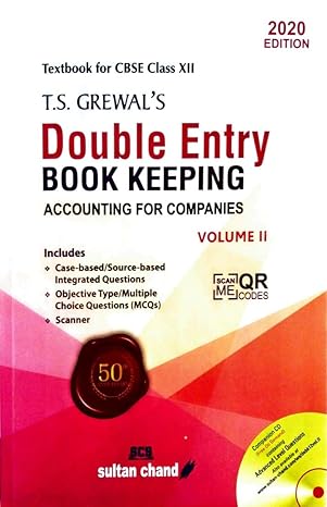 T.S. Grewal's Analysis of Financial Statements: Textbook for CBSE Class 12