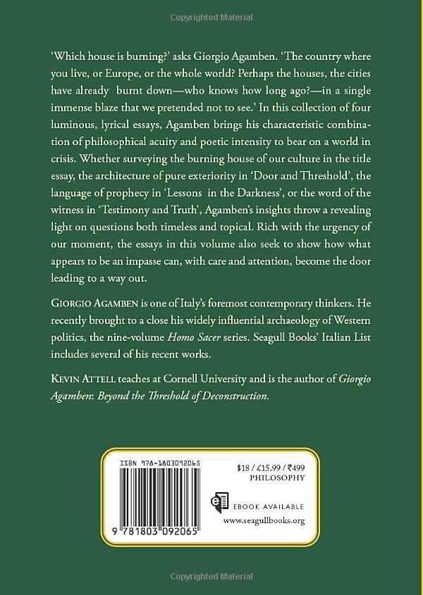 When the House Burns Down: From the Dialect of Thought (The Italian List)