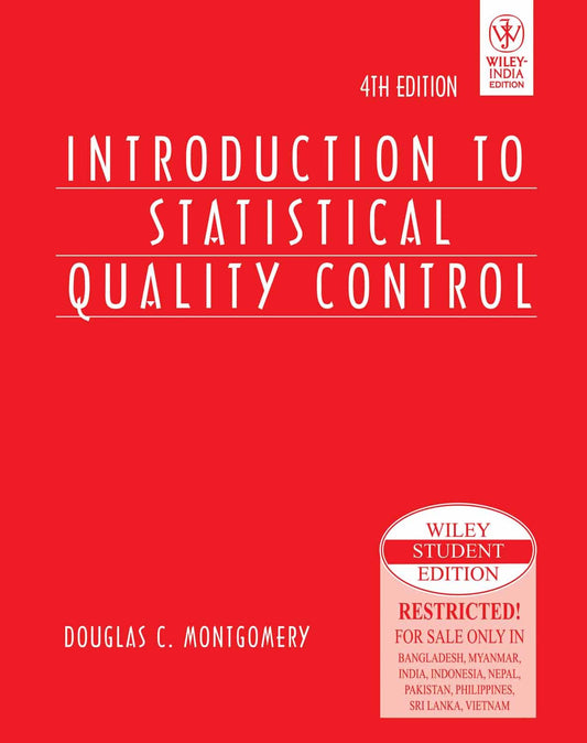 Introduction to Statistical Quality Control