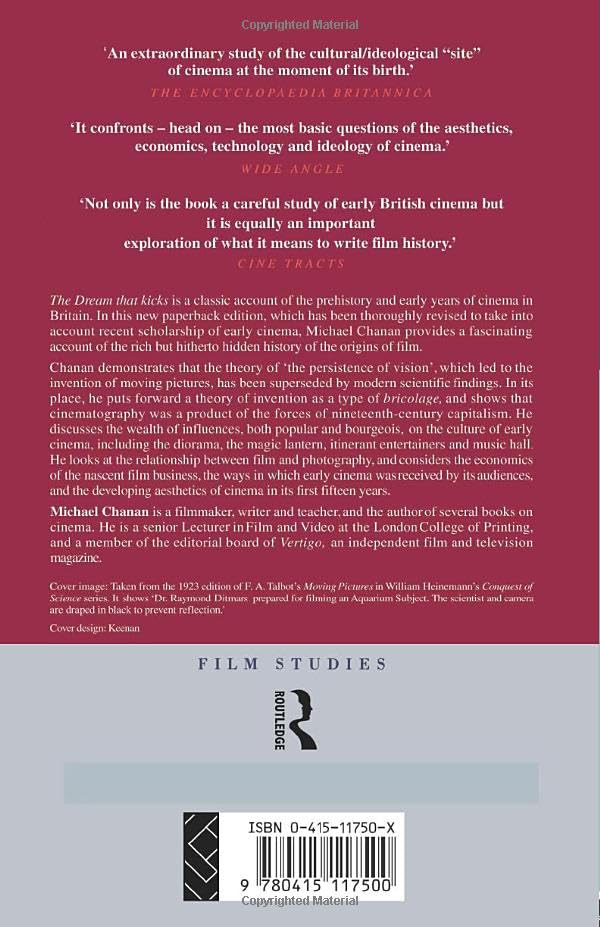 The Dream That Kicks: The Prehistory and Early Years of Cinema in Britain