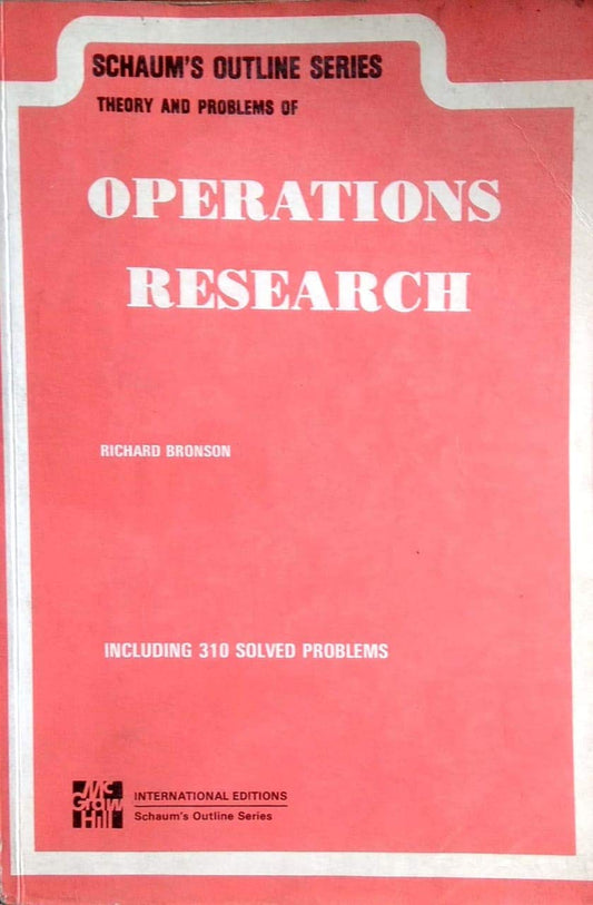 Operations Research Schaum