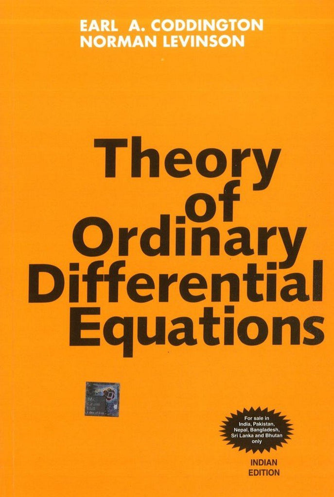 Theory of Ordinary Differential Equations – Book Land DU