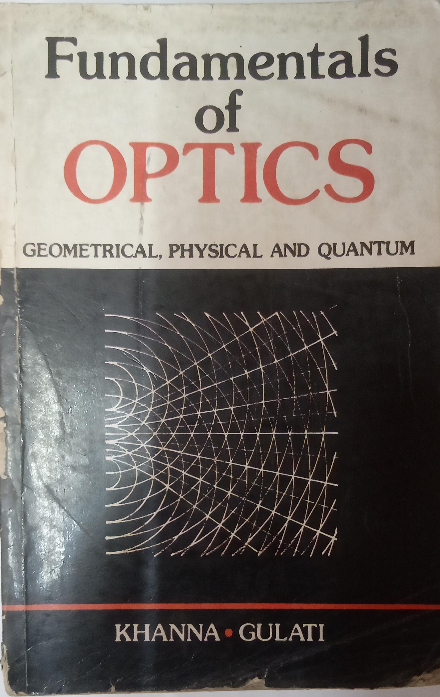 Fundamentals of Optics