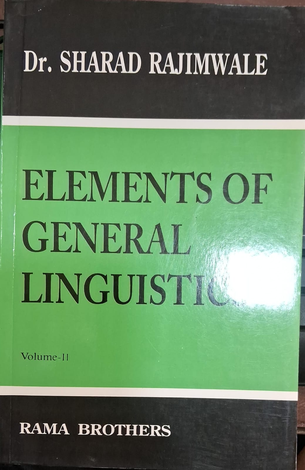 Elements of General Linguistics VOL II