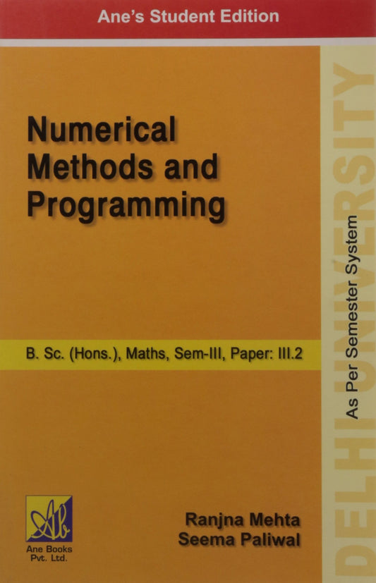 B.Sc(Hons) Math -(Sem - 3): Numerical Methods and Programming