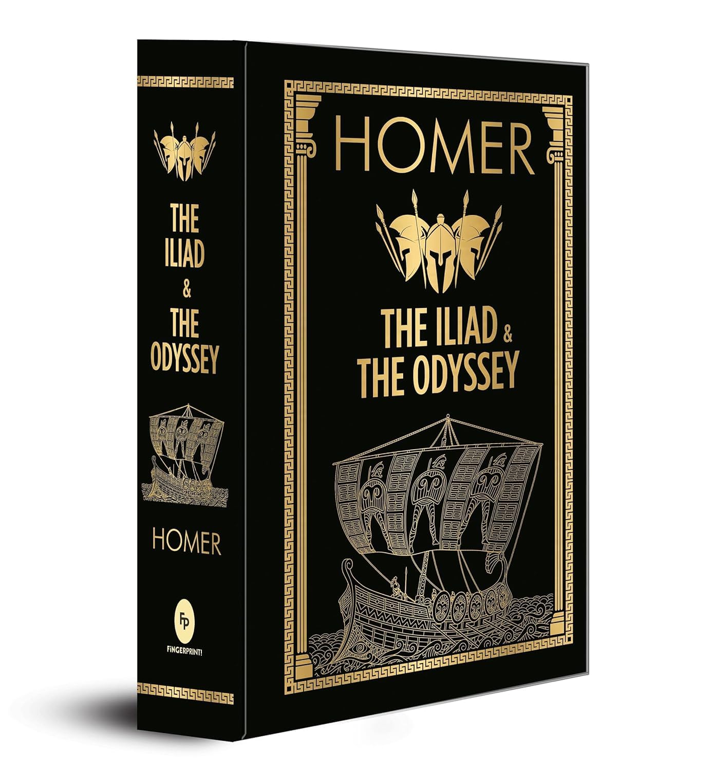 HOMER: The Iliad and The Odyssey (Deluxe Hardbound Edition)
