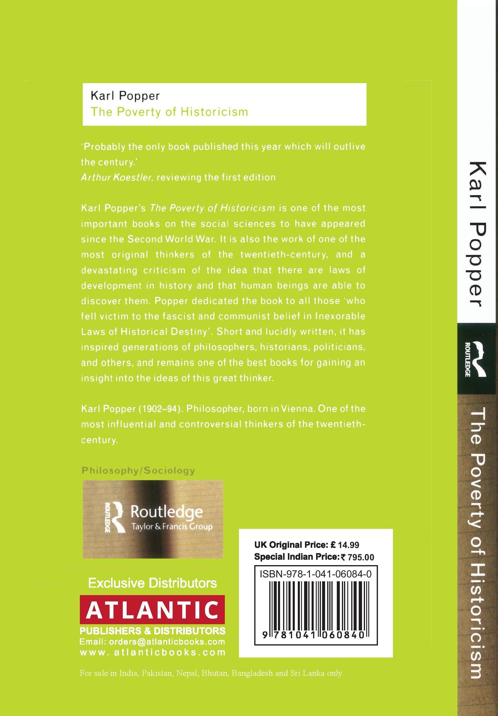 The Poverty of Historicism