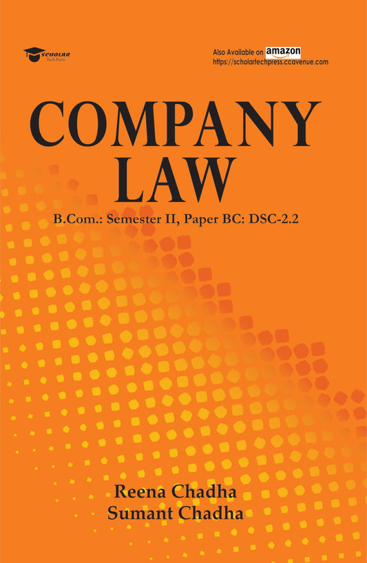 Company Law [B.Com. (Pass)] under NEP, Edition 2025