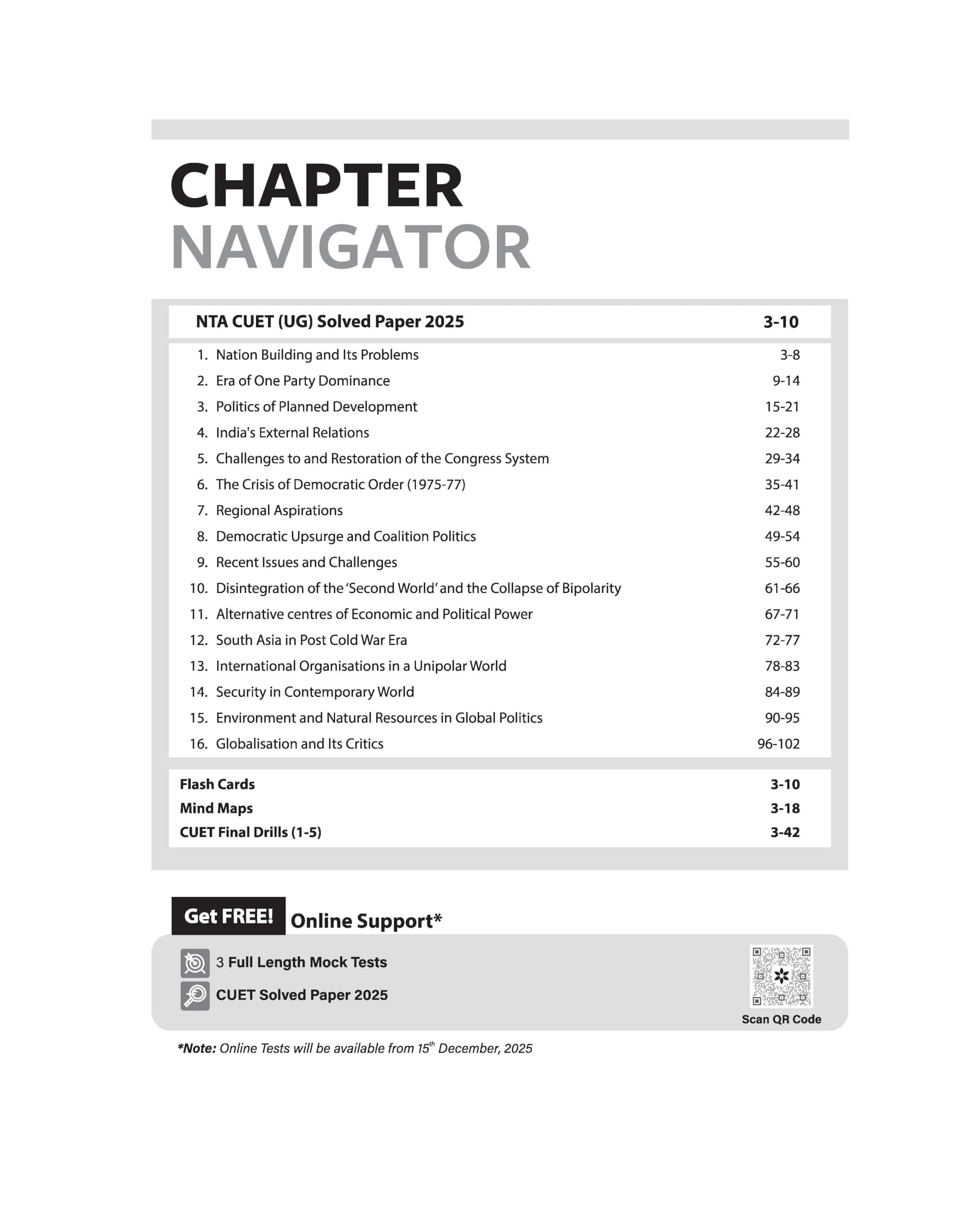 Arihant CUET UG 2026 Political Science Chapterwise Notes & Question Bank | Based on NTA Test Pattern | 1000+ NCERT-Based MCQs, Mind Maps, Flash Cards ... 2025 Solved Paper & Online Digital Support