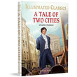 A Tale of Two Cities : Illustrated Abridged Children Classics English Novel with Review Questions