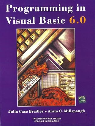 Programming in Visual Basic 6.0 with Working Model CD-ROM