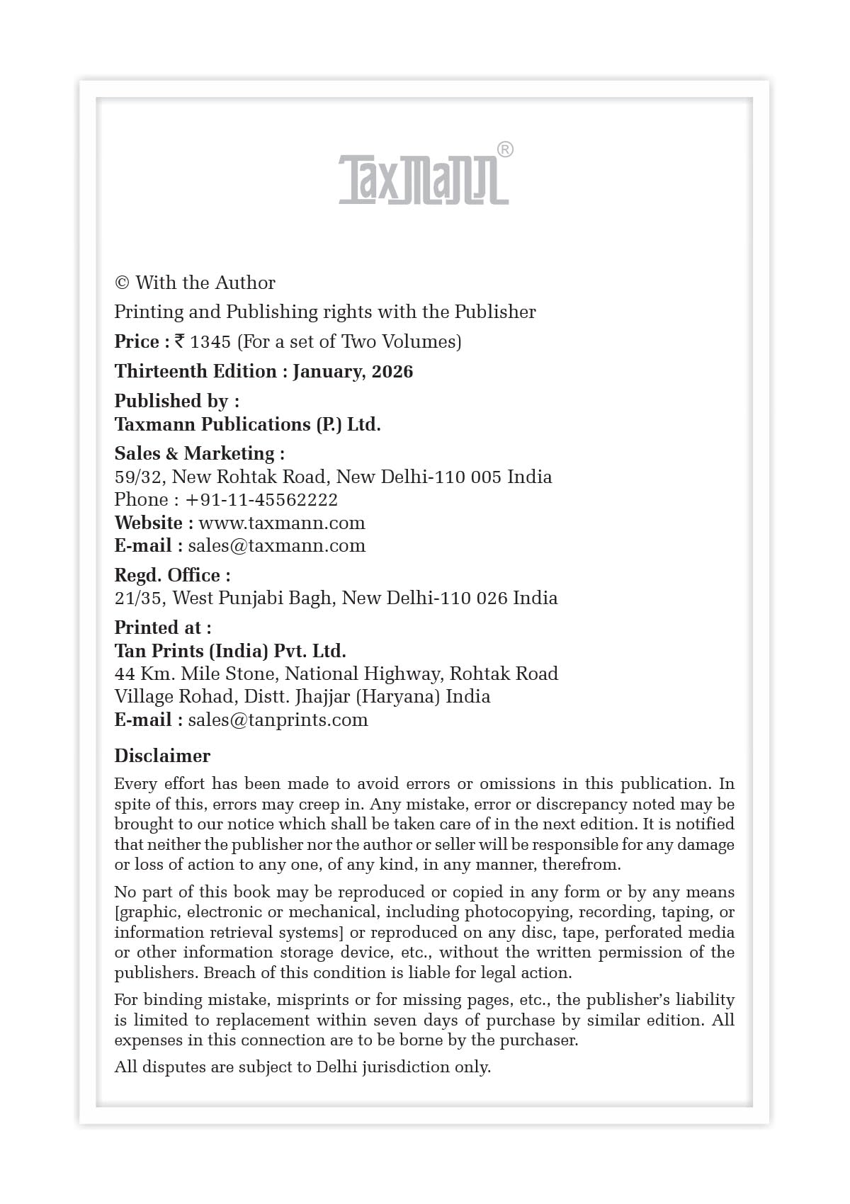 Taxmann's Corporate Accounting (NEP) – Comprehensive Two-volume Textbook that Integrates Company Law | Accounting Standards | Ind AS References | Schedule III–based Financial Statements