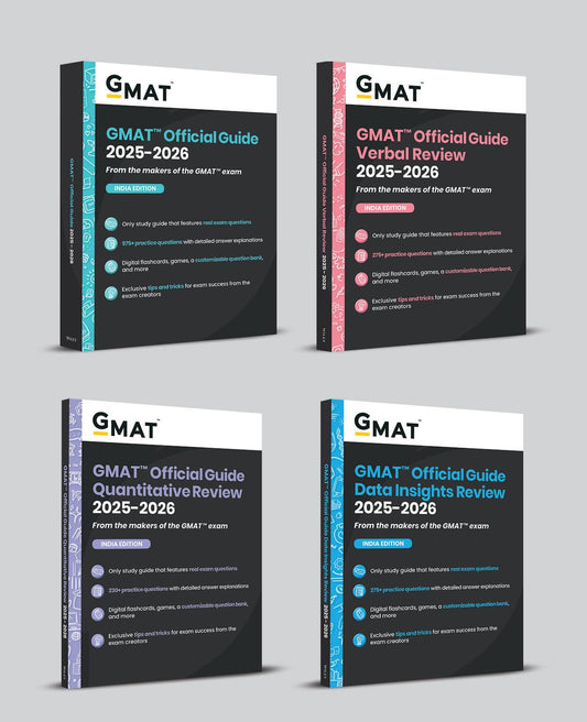 GMAT Official Guide 2025-2026 Bundle: Books Set+ Online Question Bank