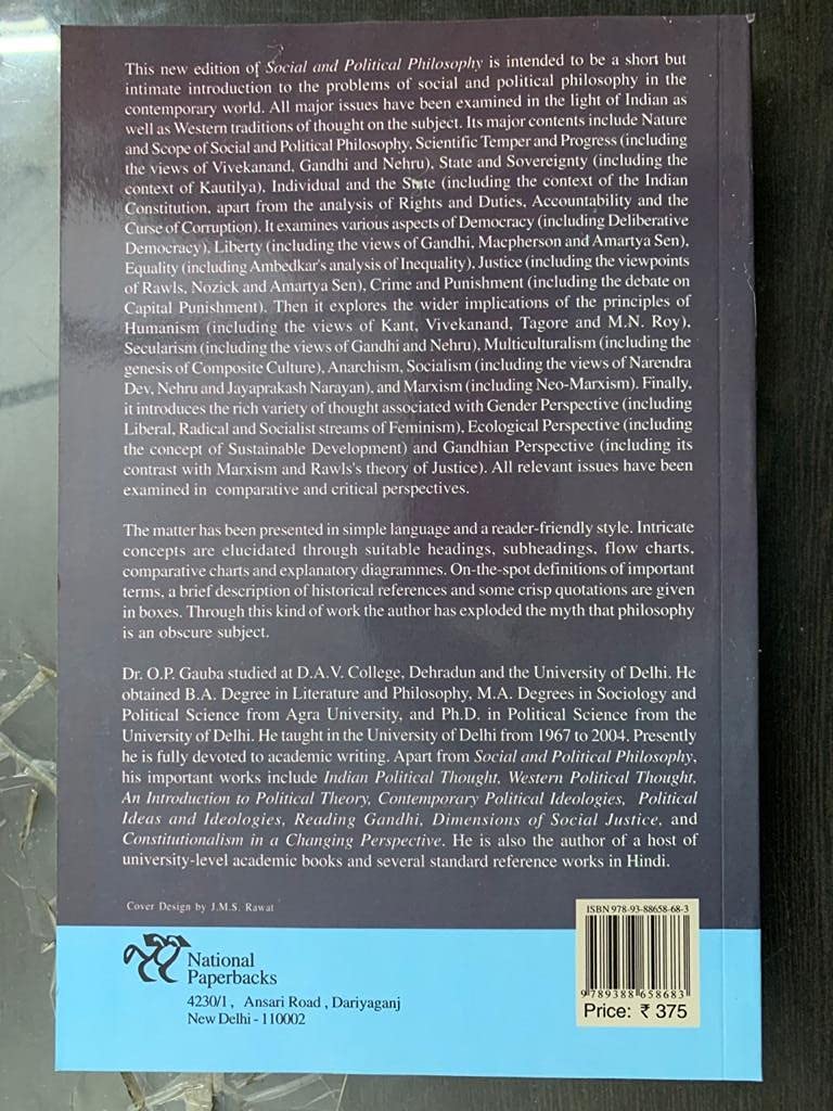 Social and Political Philosophy