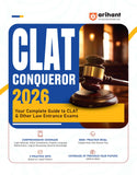 Arihant CLAT Conqueror Entrance Exam 2026 | Complete Study Guide for CLAT & Other Law | 3000+ Chapterwise MCQs with Answer Key | Legal Aptitude, ... 3 Practice Sets | PYQs (2025 & 2024) Covered