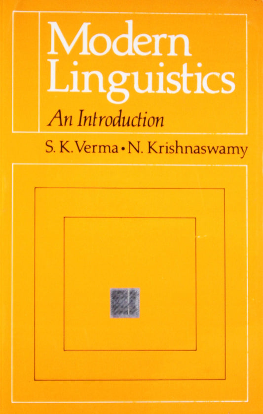 MODERN LINGUISTICS - INTRO PB: An Introduction