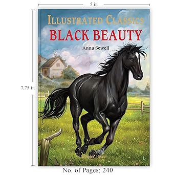 Black Beauty: Illustrated Abridged Children Classics English Novel With Review Questions