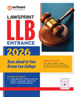Arihant LawSprint LLB Entrance Exam For 2026 | Previous Year Papers, Practice MCQs and Current Affairs for CLAT, AILET, SLAT, LSAT and Other Major Law Exams | Medium English