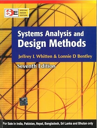 Systems Analysis and Design Methods - SIE