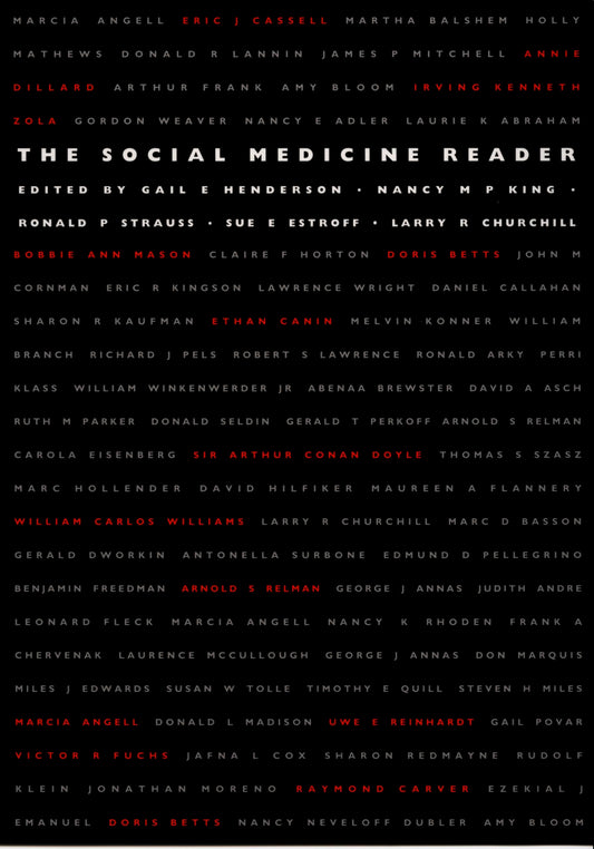 The Social Medicine Reader