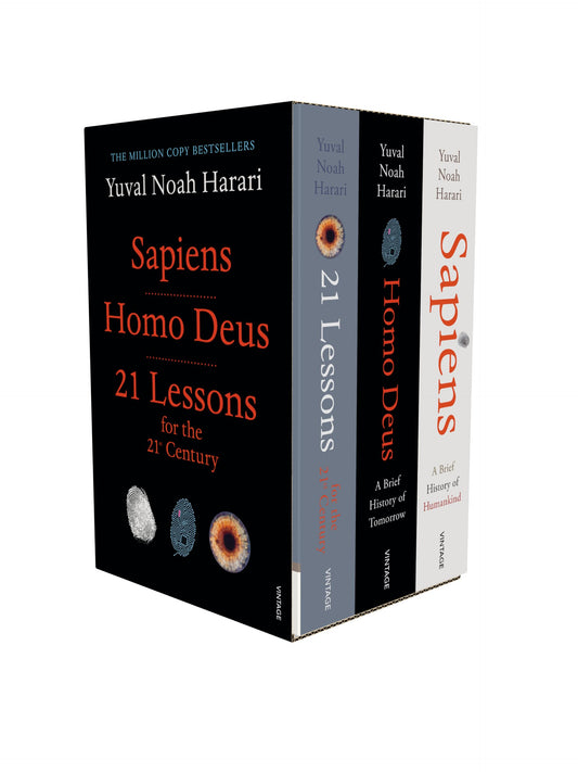 YUVAL NOAH HARARI 3 BOOKS BOXSET: Sapiens, Homo Deus, Book Lovers, & 21 Lessons for the 21st Century | Discover the epic story of humankind | Top 100 Books of the 21st Century