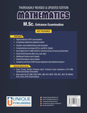 M.Sc. Mathmetics For Entrance Examinations