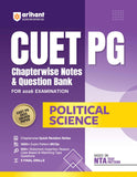 Arihant CUET PG 2026 Political Science Chapterwise Notes & Question Bank | Based on NTA Test Pattern | 1000+ NCERT-Based MCQs, Mind Maps, Flash Cards ... & Online Digital Support | English Medium