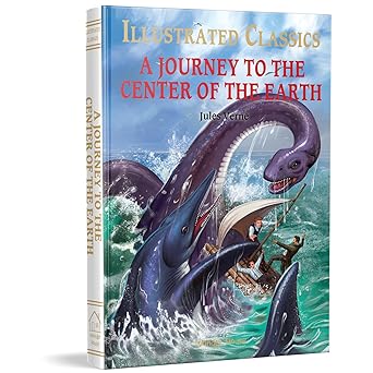 Journey To The Center of The Earth: Illustrated Abridged Children Classics English Novel With Review Questions
