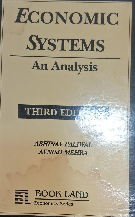 Economic Systems An Analysis