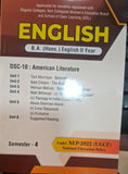 English B.A.(Hons.) English II Year American Literature SEM 4