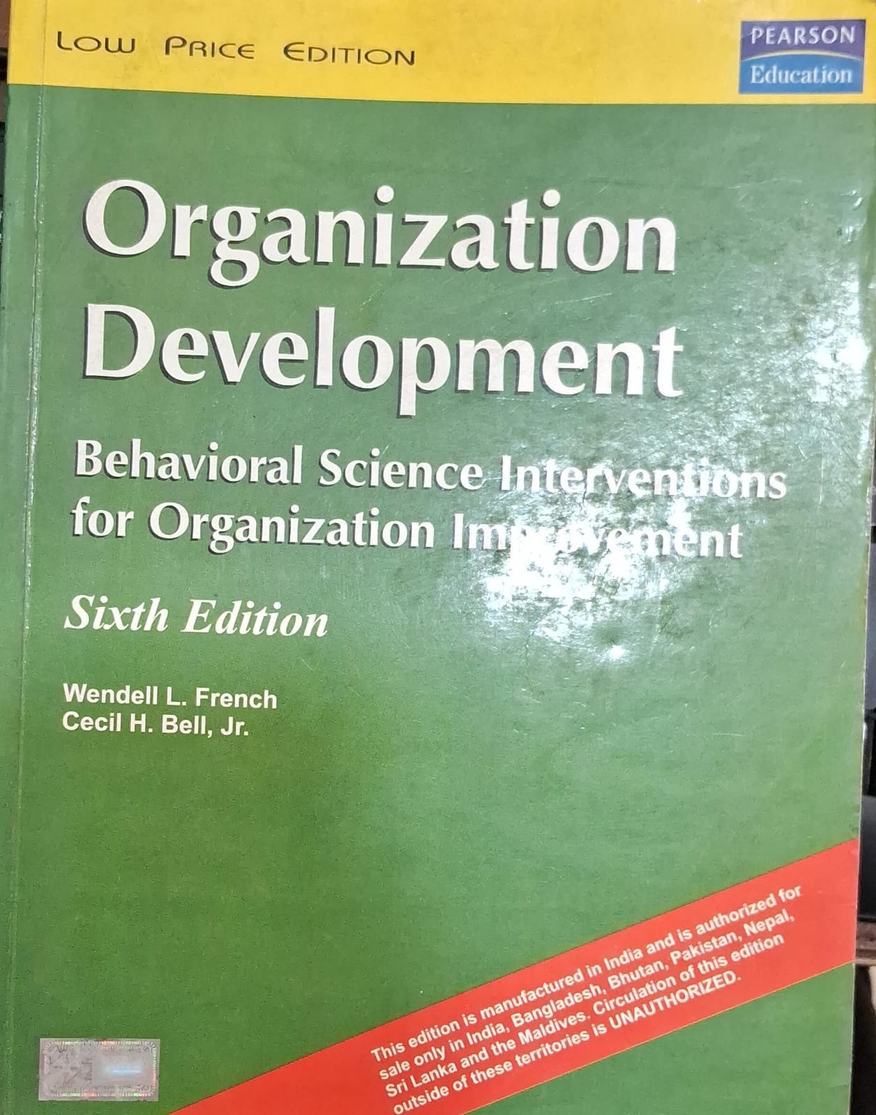Organization Development, 6/E