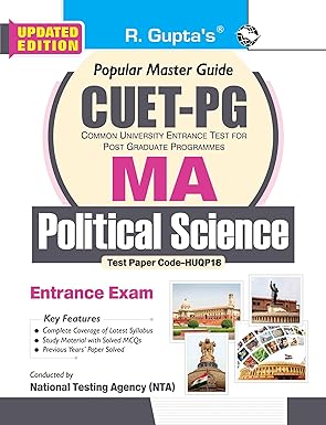 CUET-PG: MA - Political Science/Public Administration/Politics & International Relations Entrance Exam Guide