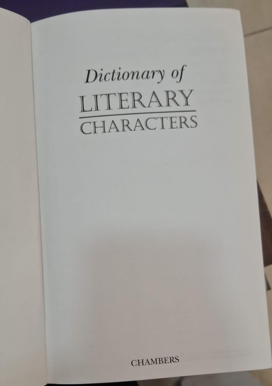 Dictionary of Literary Characters