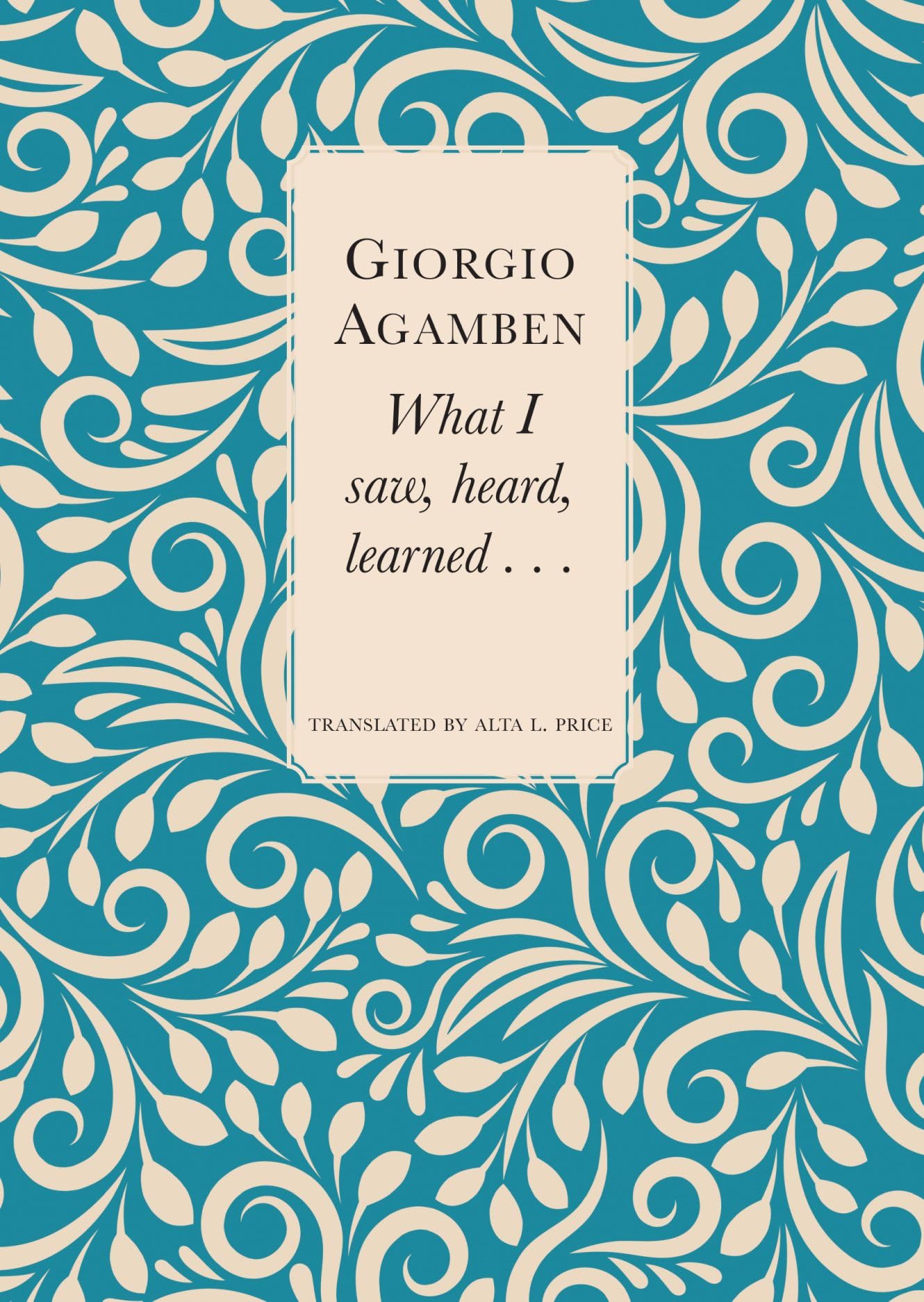 What I Saw, Heard, Learned . . . (The Italian List)
