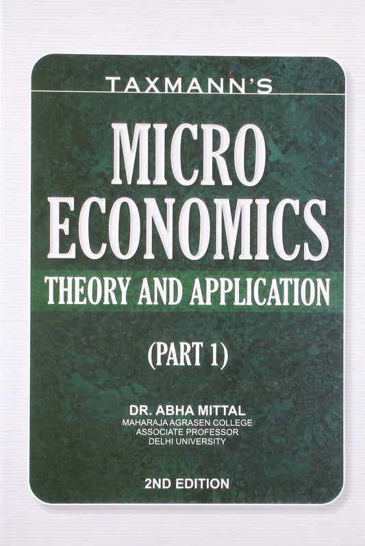 Micro Economis - Theory and Applications (Part I): Theory and Applications - Part 1 (University Edition)