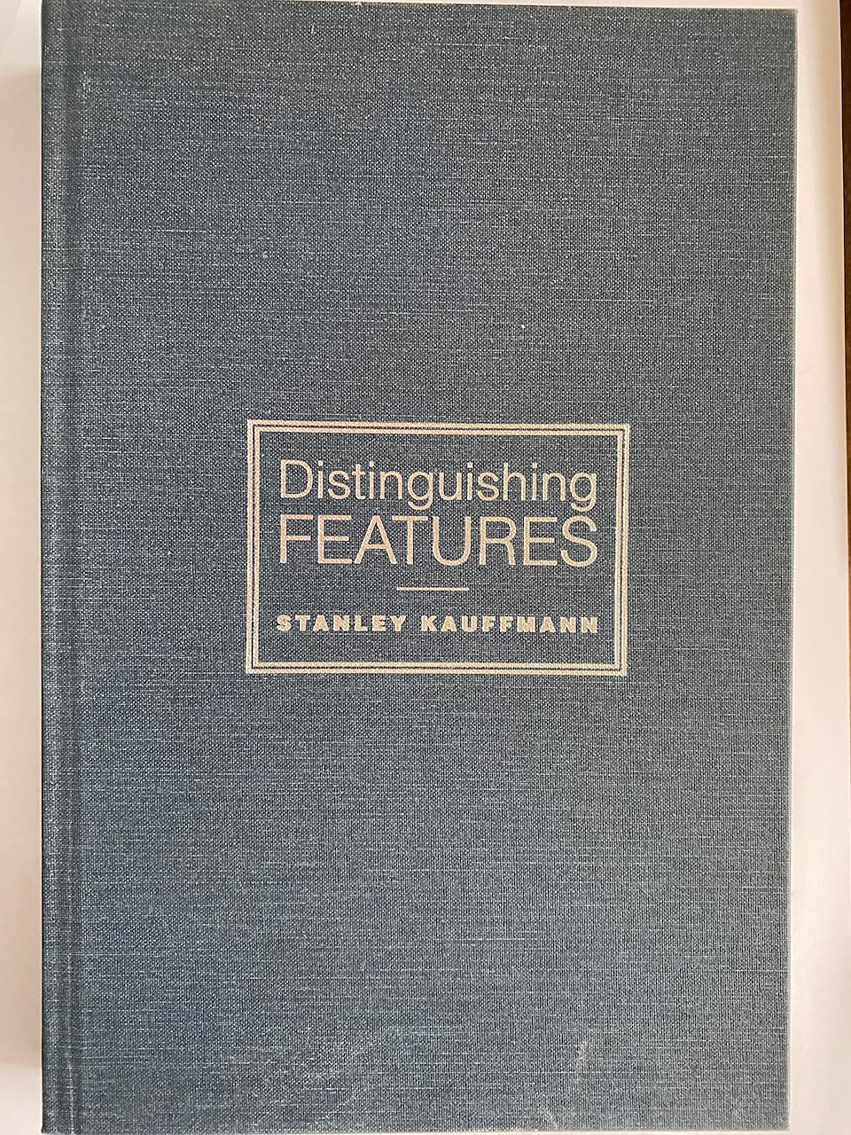Distinguishing Features: Film Criticism and Comment (PAJ Books)
