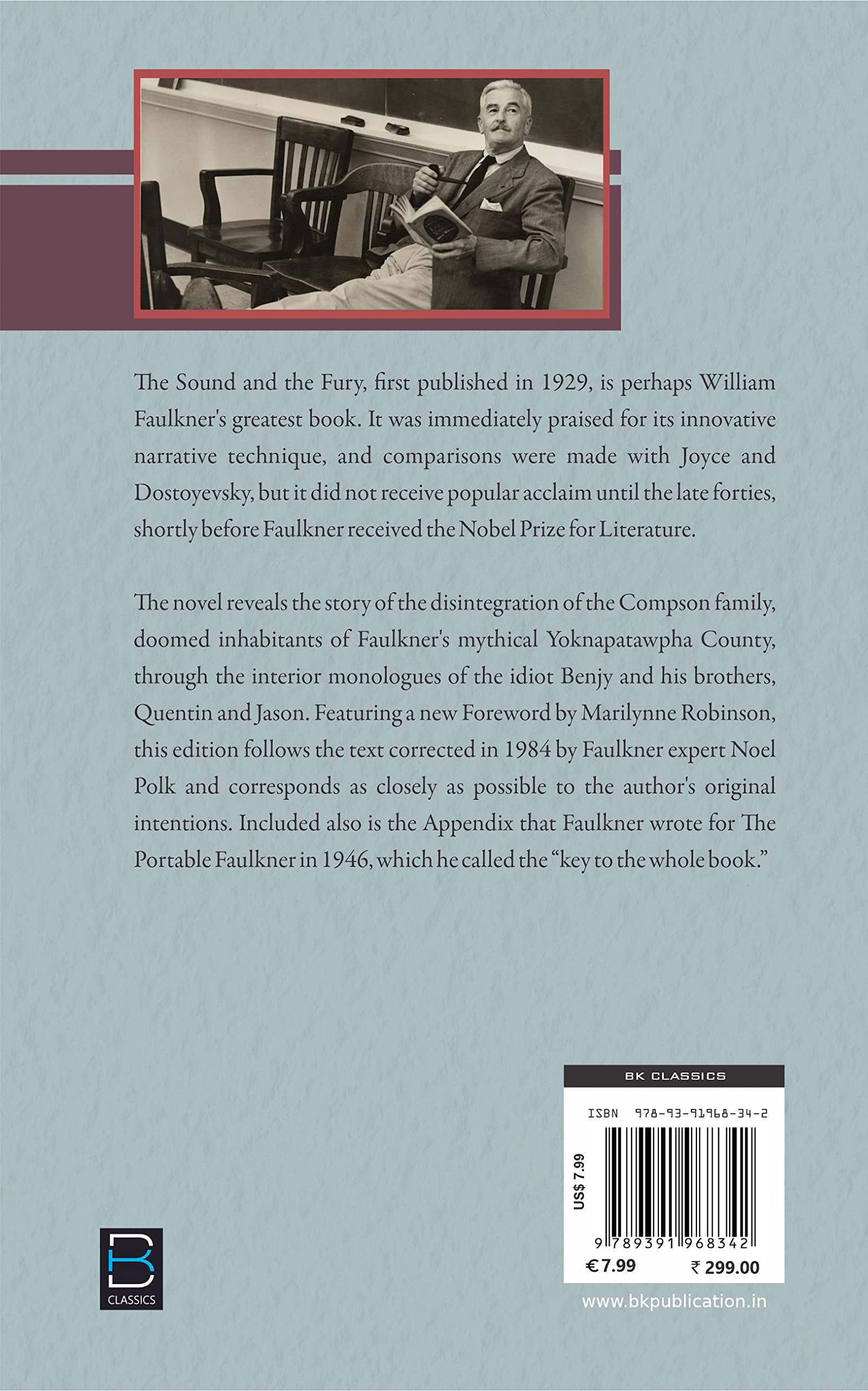 The Sound and the Fury (B K Classics)