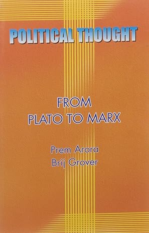 Political Thought From Plato To Marx
