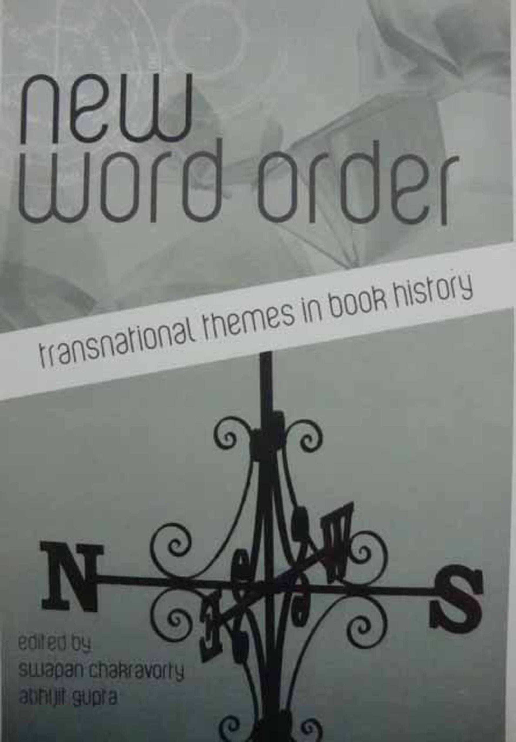 New Word Order: Transnational Themes in Book History