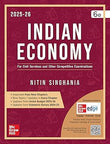 ndian Economy (English) by Nitin Singhania (IAS) for UPSC CSE 2025-26 | 6th edition | Civil Services Exam - Prelims, Mains