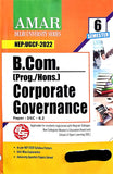 Amar Delhi University B Com Prog & Hons 3rd Year Corporate Governance DSC 6.2 Semester 6 Applicable For SOL & Regular & NCWEB Previous Years Papers Based On UGCF/NEP
