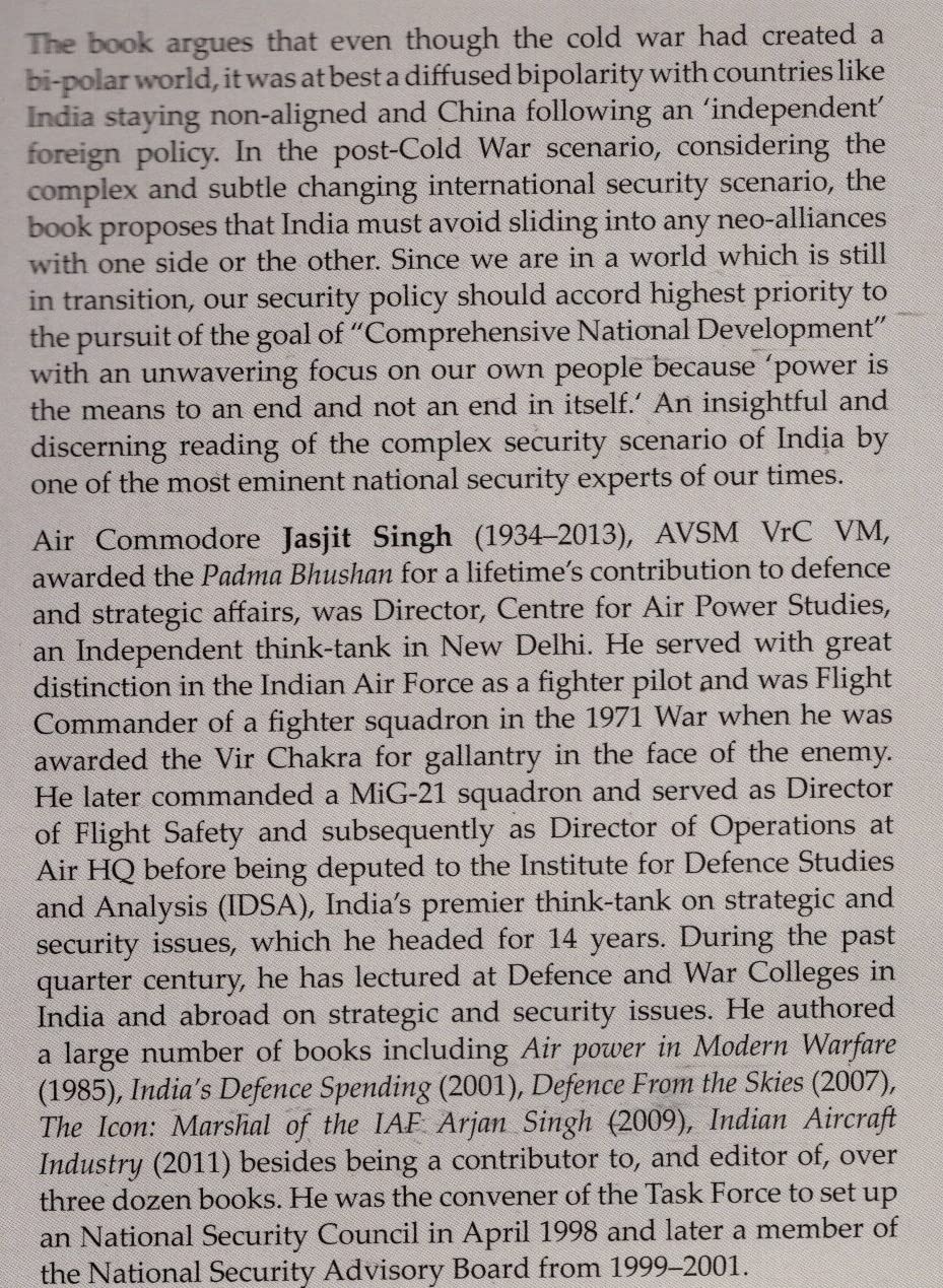 Indias Security in a Turbulent World