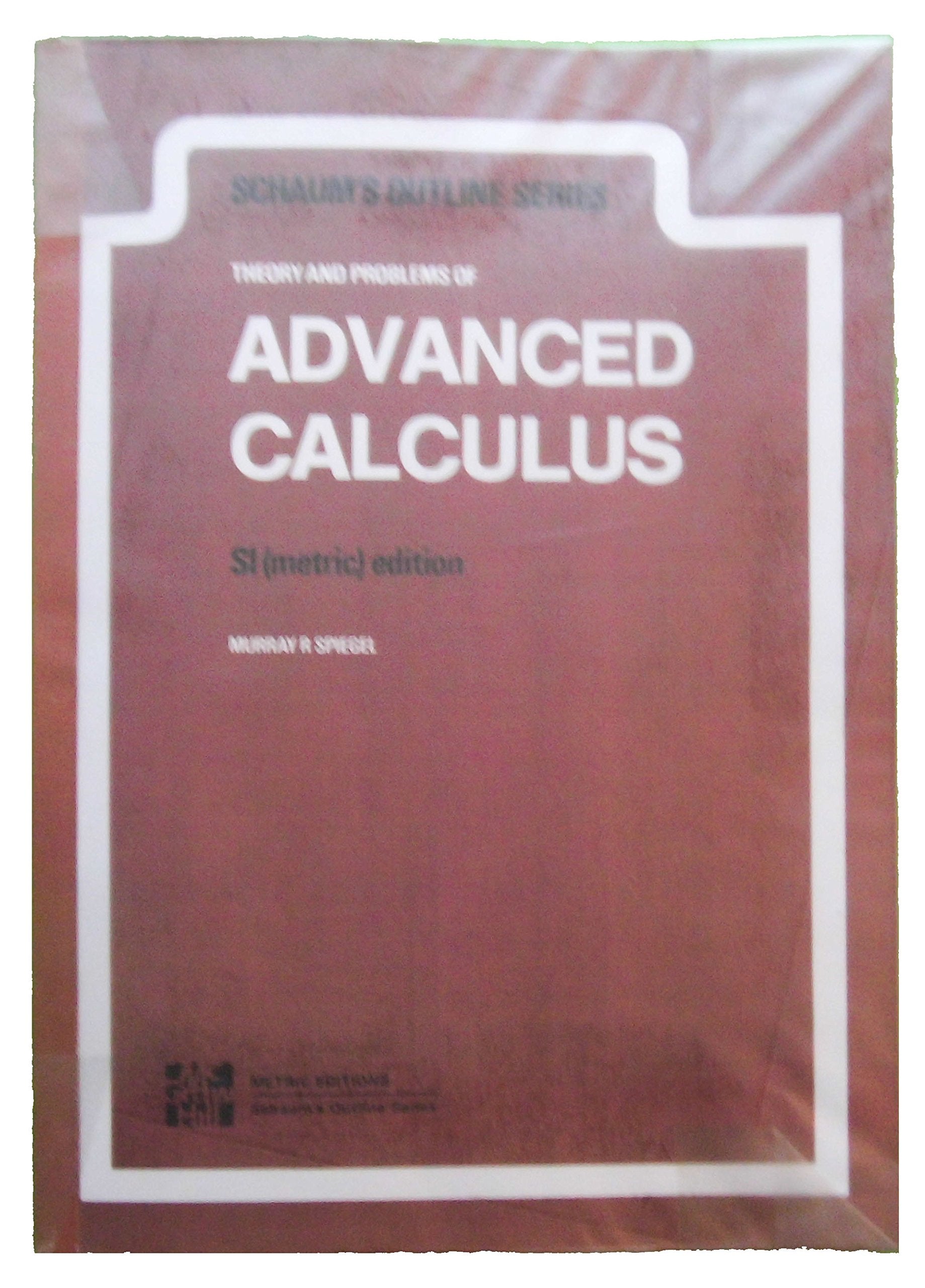 Advanced Calculus