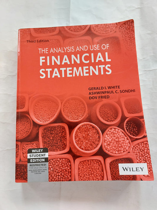 The Analysis and Use of Financial Statements