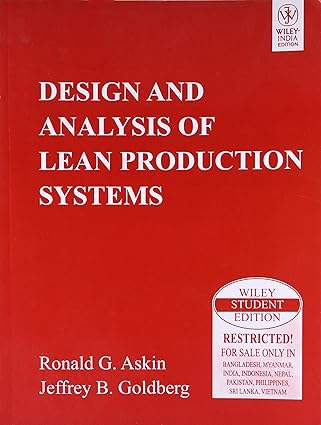 Design and Analysis of Lean Production Systems
