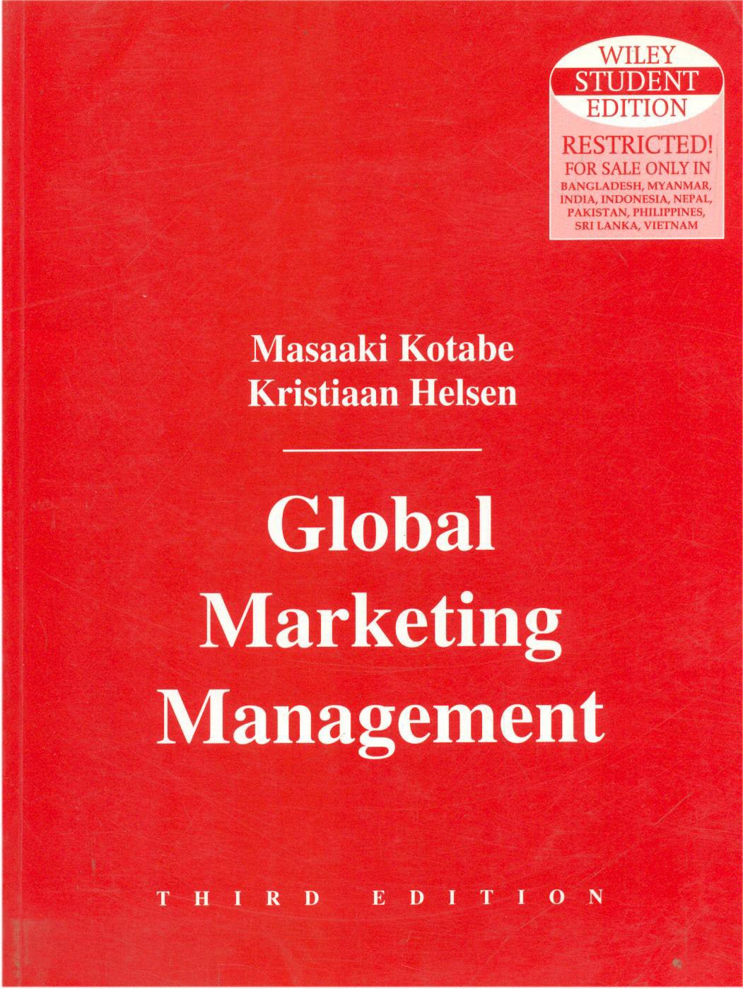 Global Marketing Management